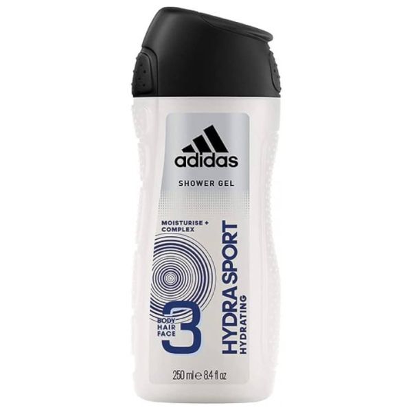 Adidas - Hydra Sport Adidas Gel de Banho Hidratante 3 em 1