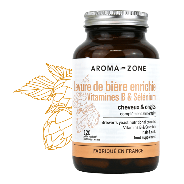 Levure de bière enrichie 120 gélules - Complément alimentaire