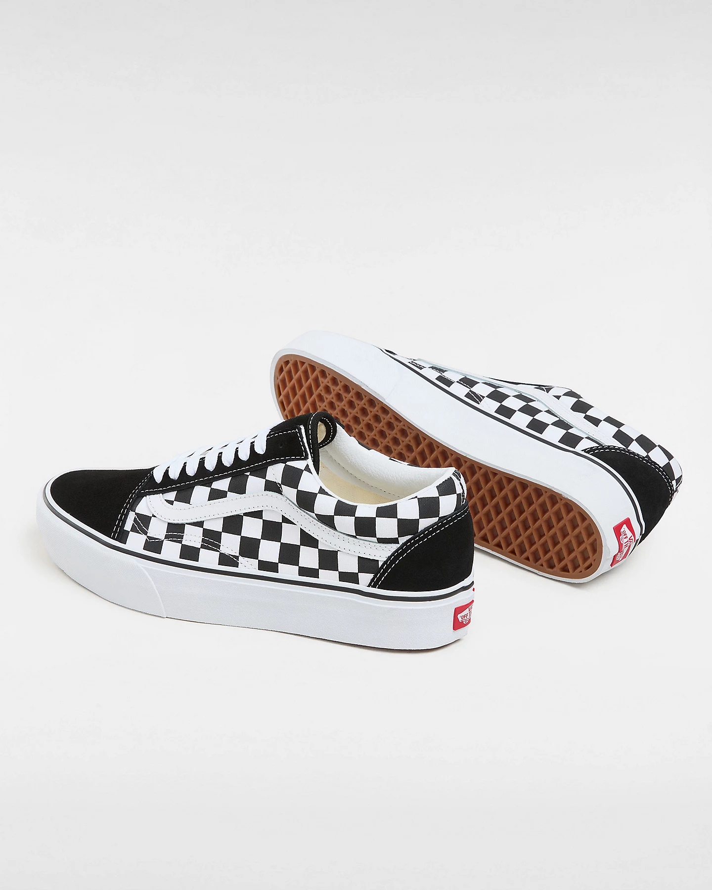 Scarpe Checkerboard Old Skool Platform