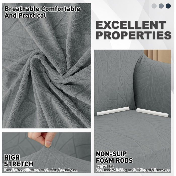 Funda elástica para sofá - OTBACT - 3 plazas - Impermeable - Resistente a los arañazos - Resistente al polvo