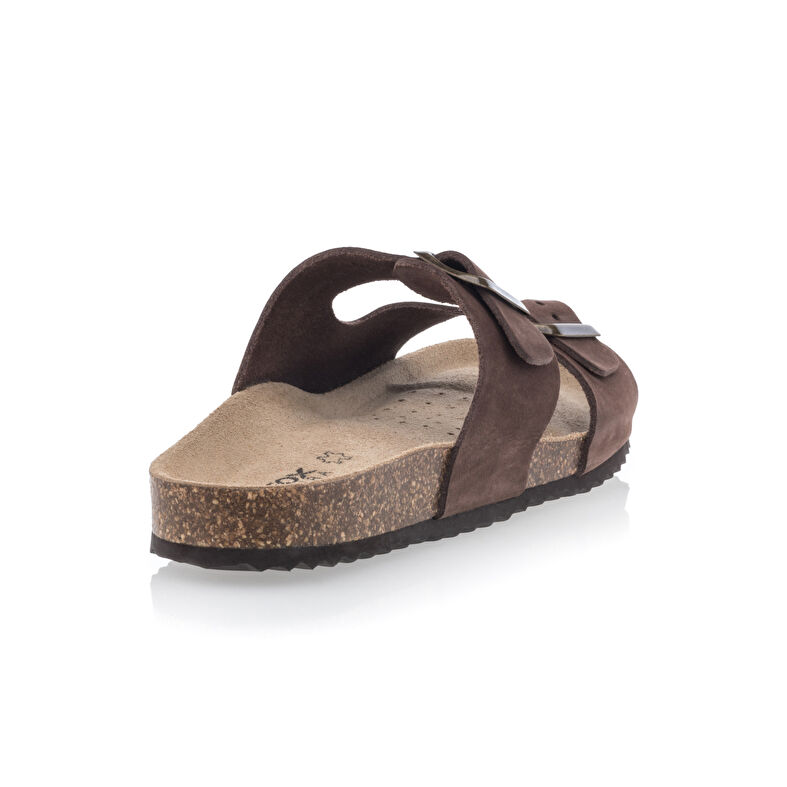 Sandali da donna marroni / Scarpe aperte in punta
