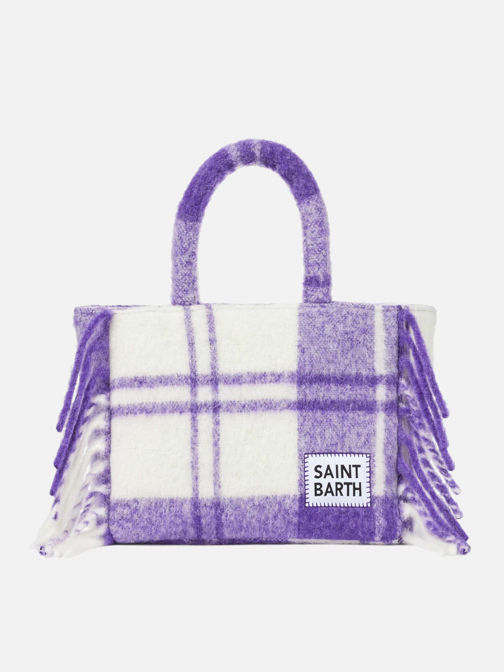 Colette-tas bedekt met tartanprint.