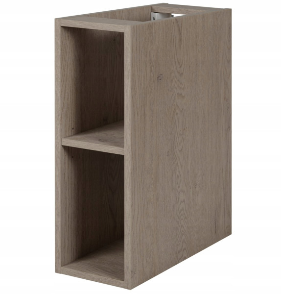 Regał Łazienkowy Dolny 20 cm Dąb Ciemny Wiszący Półka SIMPLE