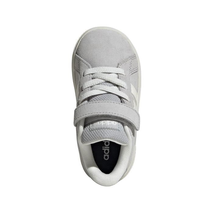 Zapatillas Adidas Grand Court 00S El I para bebés y niños pequeños, color gris JR0782