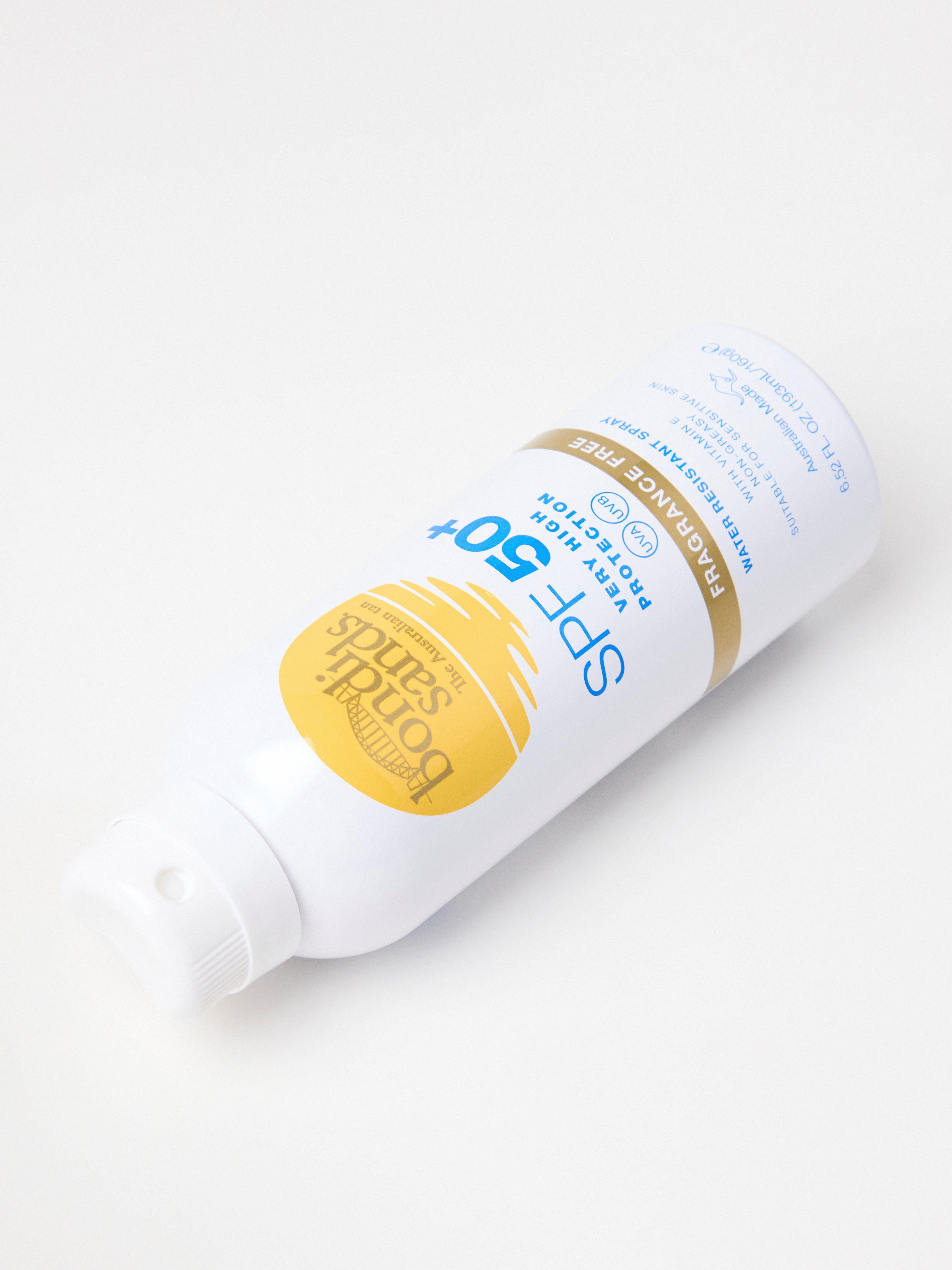 Bondi Sands SPF 50 Parfymefri solkremspray Ingen farge