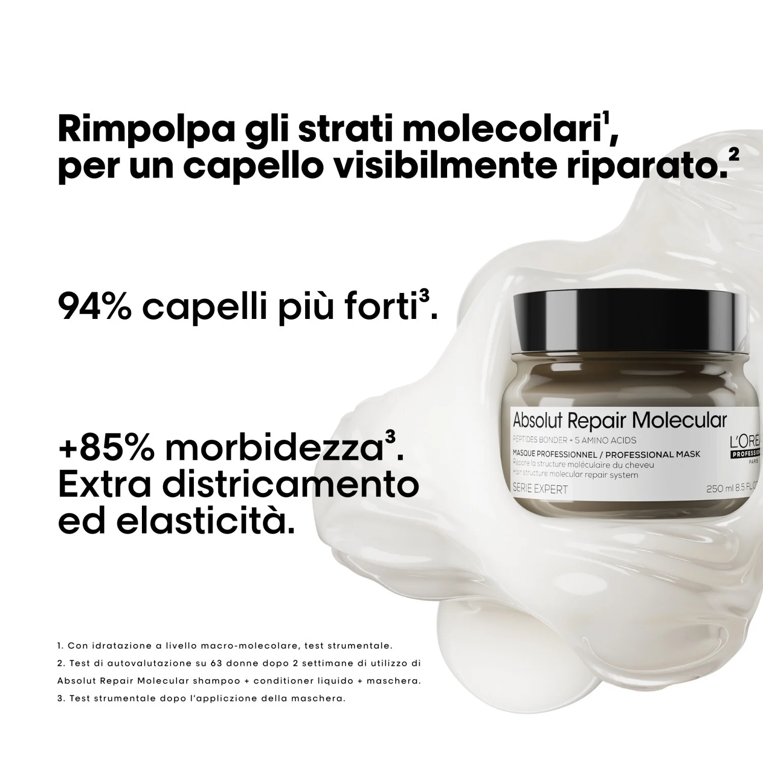SERIE EXPERT New Absolut Repair Molecular Mask - Maschera Riparatrice Capelli