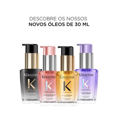 Kérastase Chroma Absolu L'Huile Chroma Éclat hårolja för färgat hår, glans och färg, 30 ml