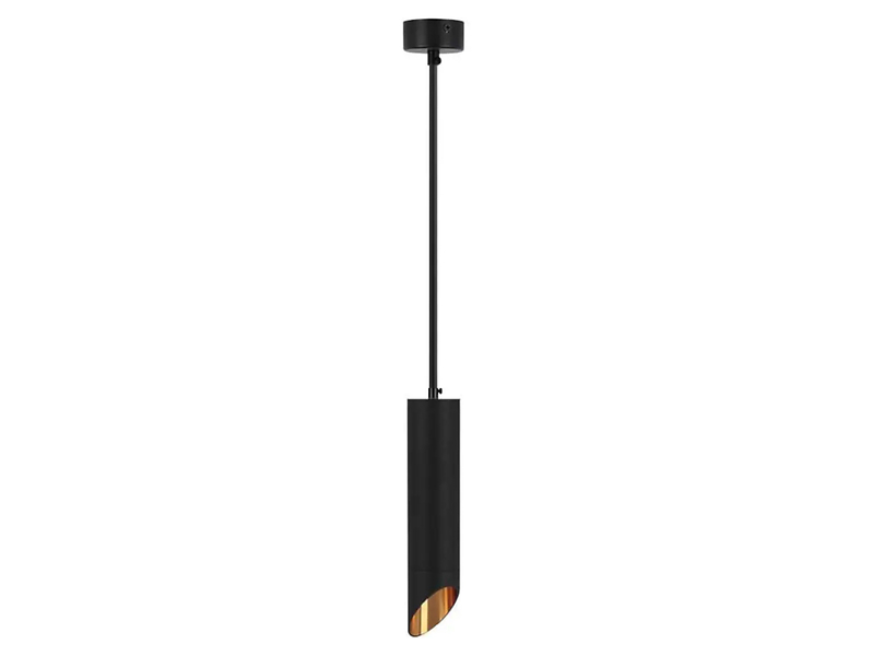 Lampa wisząca VT-975-300 aluminiowa czarno-złota
