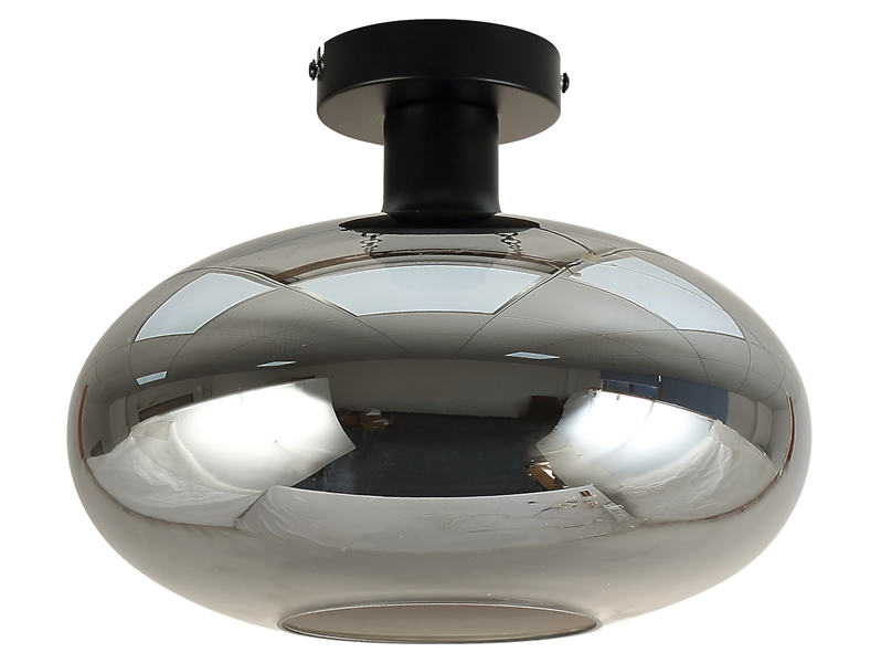 Lampa sufitowa Momax Tipo szklana czarna