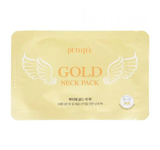 Petitfee Gold Neck Pack maska na szyję i dekolt 10g