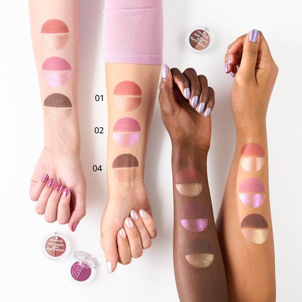 Očné tiene Essence Soft Touch 04 Mocha Muse Duo<br>1,8 g