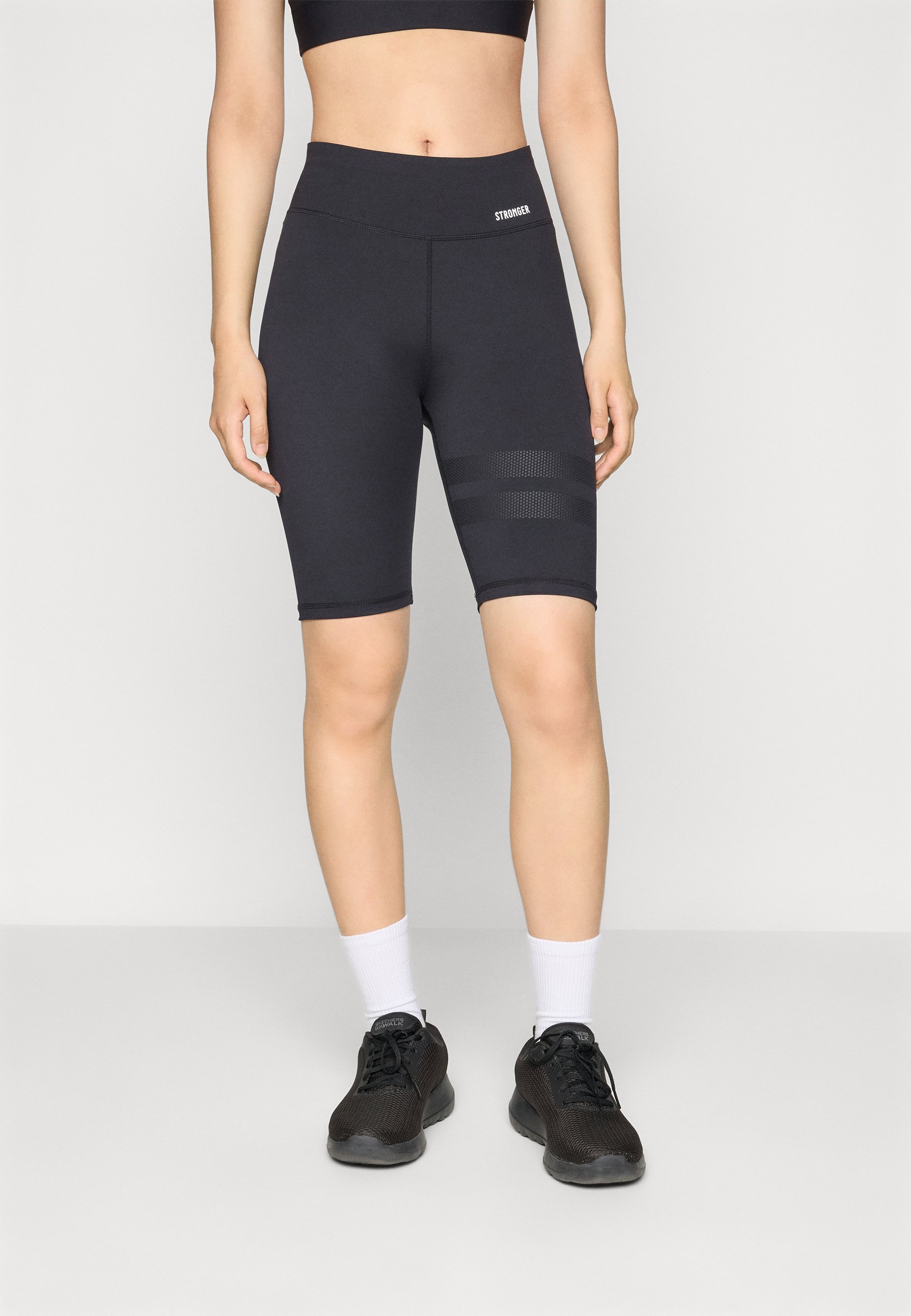 Short Stronger Signature - Leggings - noir