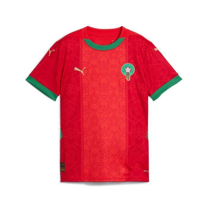 Camiseta de local de Marruecos para la Copa Africana de Naciones 2025 para niños