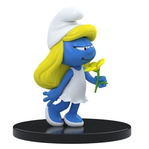 Figura coleccionable de Los Pitufos - Cachorro - Pitufina - Azul - 2021