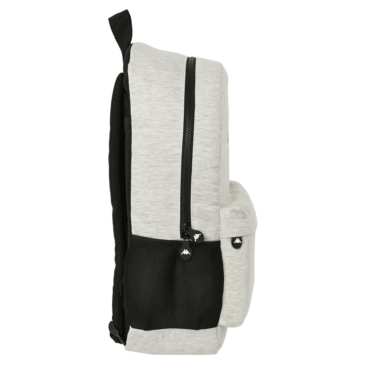Kappa Schulrucksack aus grauem Strick