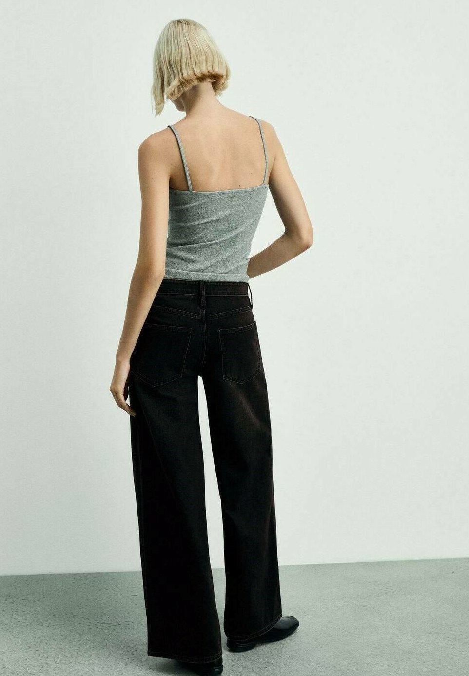 Mango flared jeans - zwarte denim