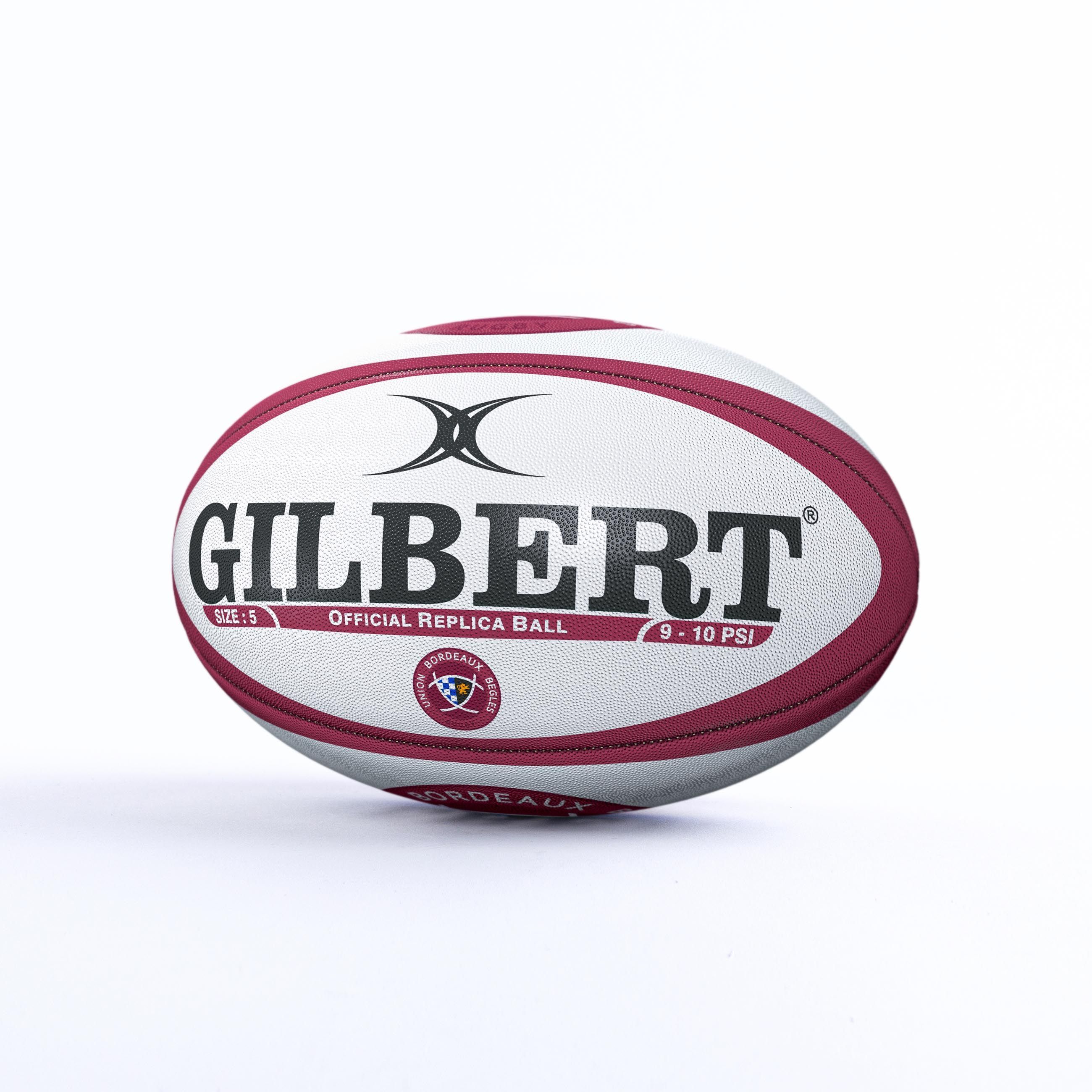 Rugbyboll - Bordeaux UBB - Replika - GILBERT - Storlek 5