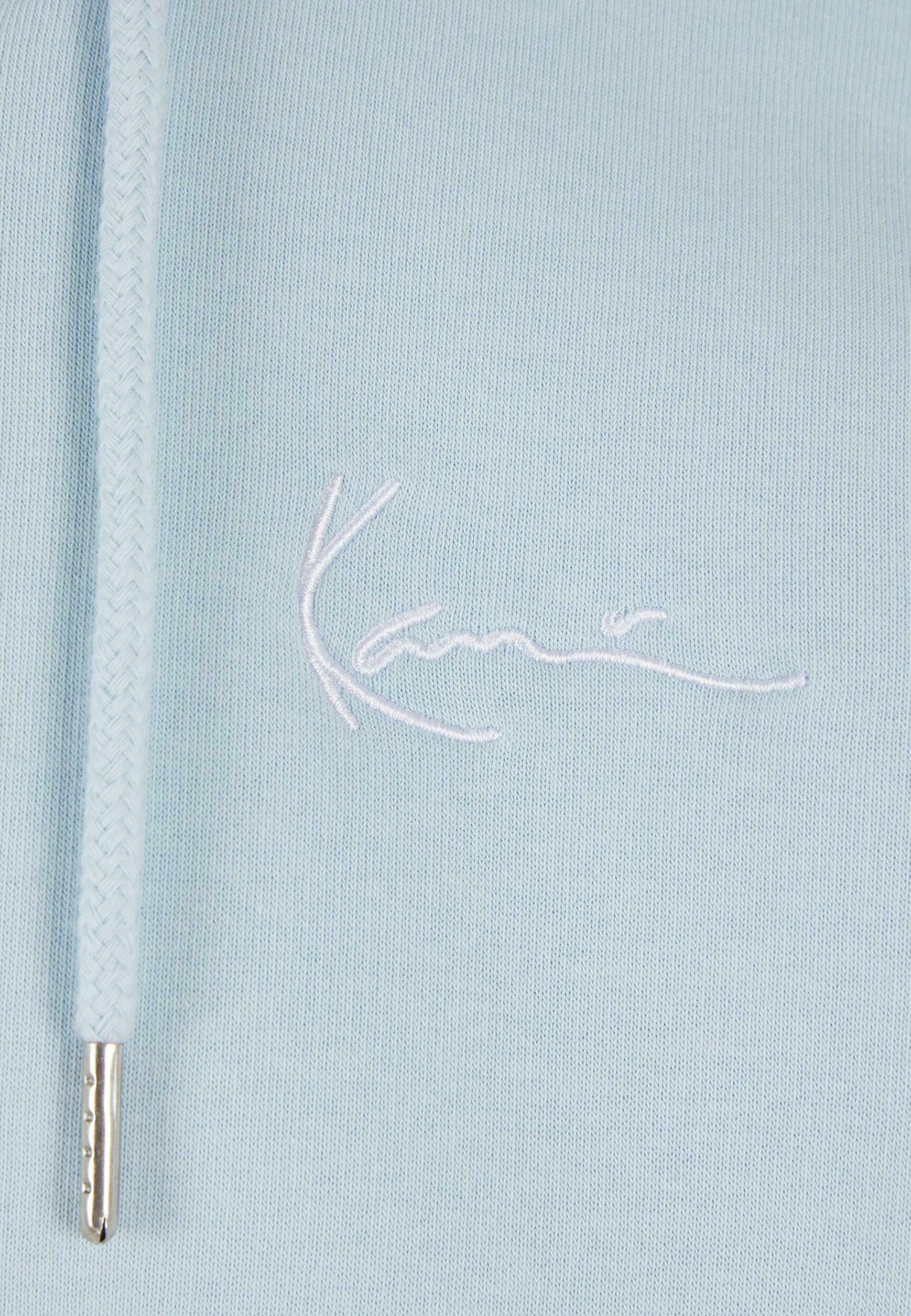 Sweat-shirt zippé Karl Kani AUTHENTIC STAR LOGO OS - bleu clair