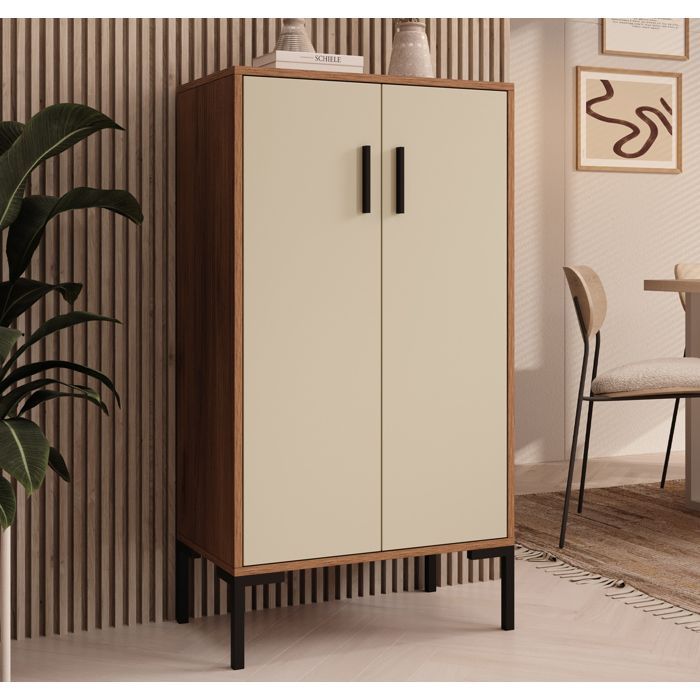 Aparador bajo - DISEÑO DE MUEBLES - Lander L17 - 2 puertas - Melamina - Multicolor
