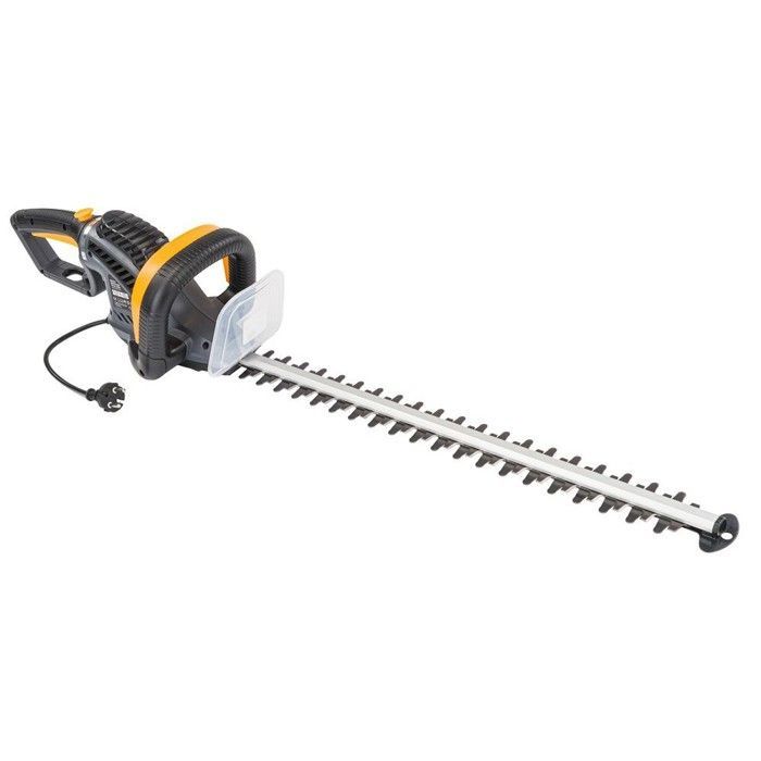 1800W electric hedge trimmer with steel blade, 61cm rotating handle and blade guard