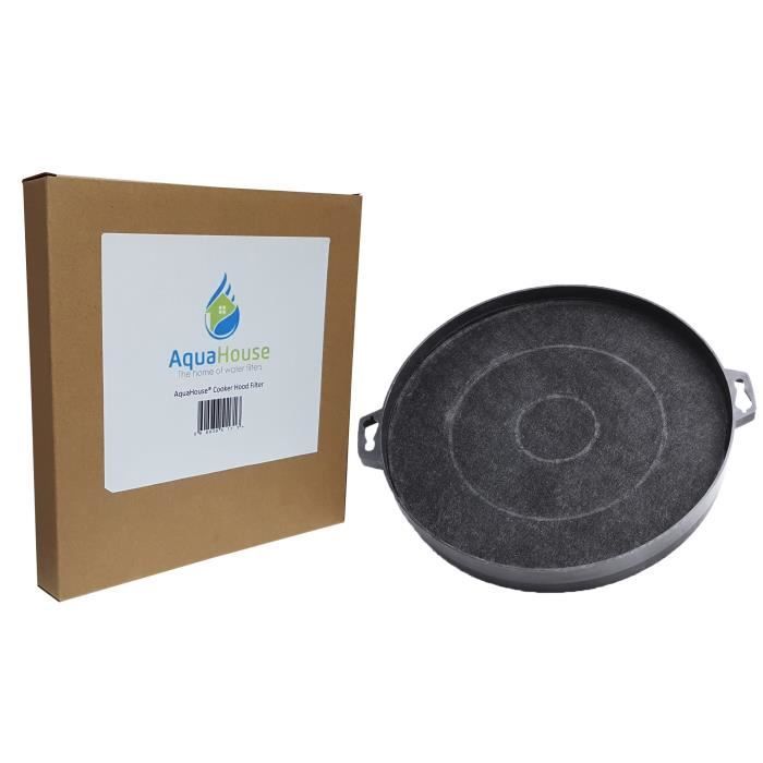 AquaHouse CHF02W Filtre à charbon compatible pour hotte Whirlpool Wpro B210 FAC539 CHF210, Constructa CD6615001 CD6615003 CD6615006