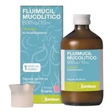 FLUIMUCIL Fluimucil Mucolytique 600 mg/15 ml Sirop 200 ml Expectorant