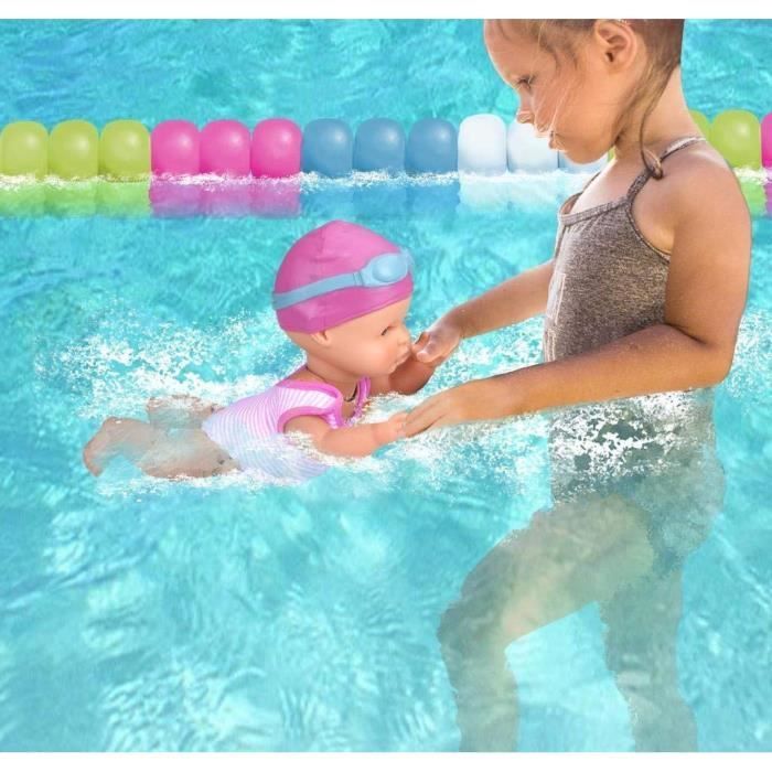 NENUCO - Boneca Interativa Nadadora 35cm - Menina - A partir de 3 anos
