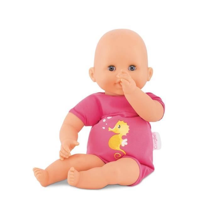 Corolle - Baby Bath Splash Fuchsia - Baby doll for water play - 30cm