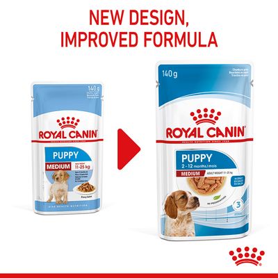 Royal Canin Medium Puppy i sovs