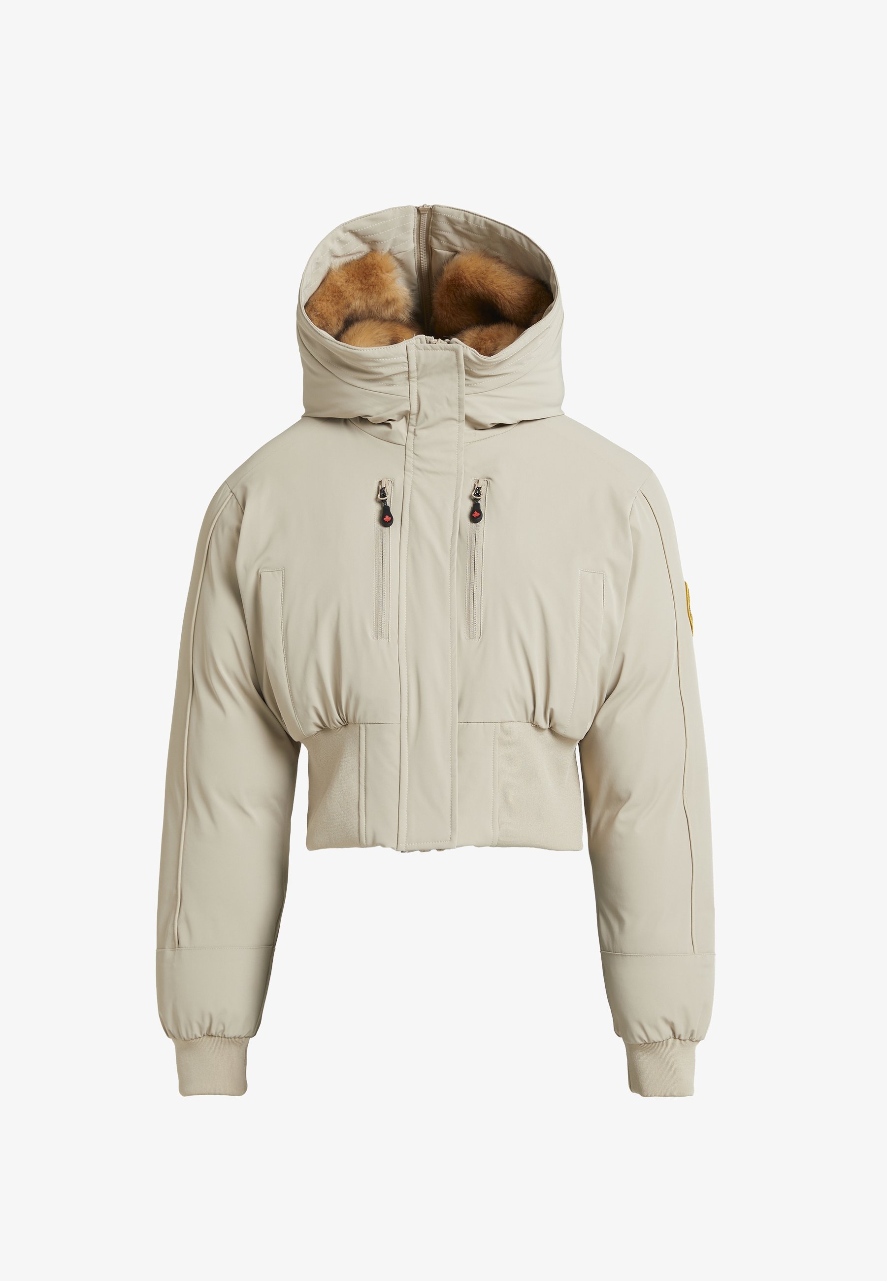 Zavetti Canada OSSANI SPLIT HOOD CROP PUFFER BOMBERJACKE - Winterjacke - reines Kaschmir