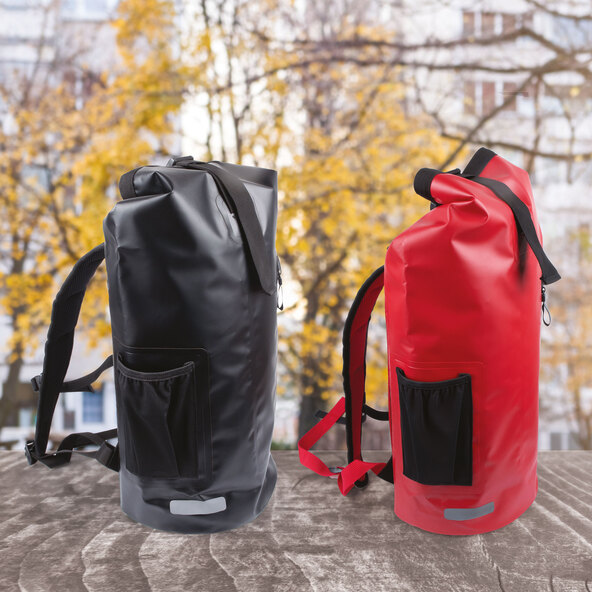Wasserdichter Rucksack, schwarz