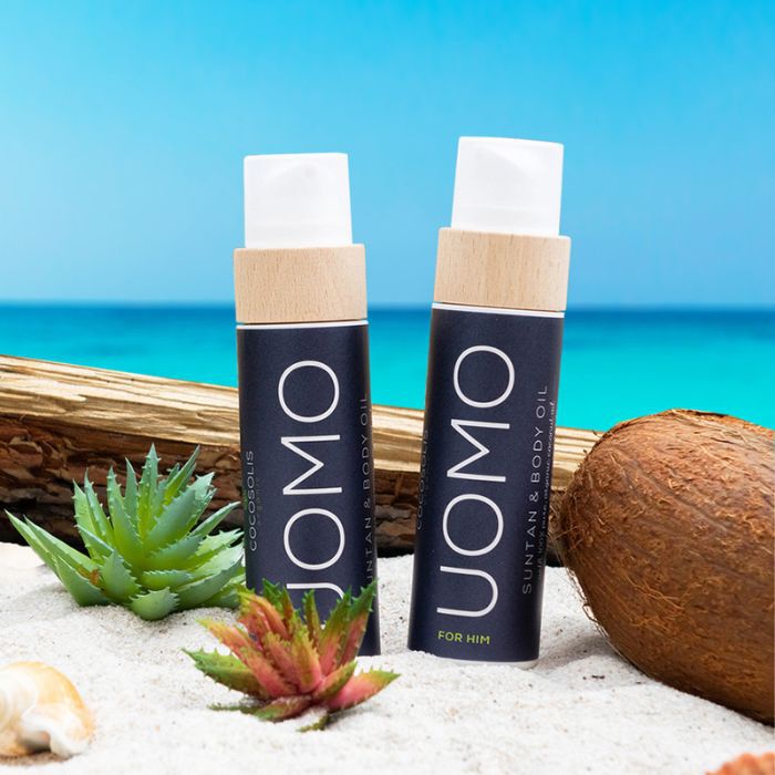 Άντρας με μαύρισμα από τον ήλιο Cocosolis