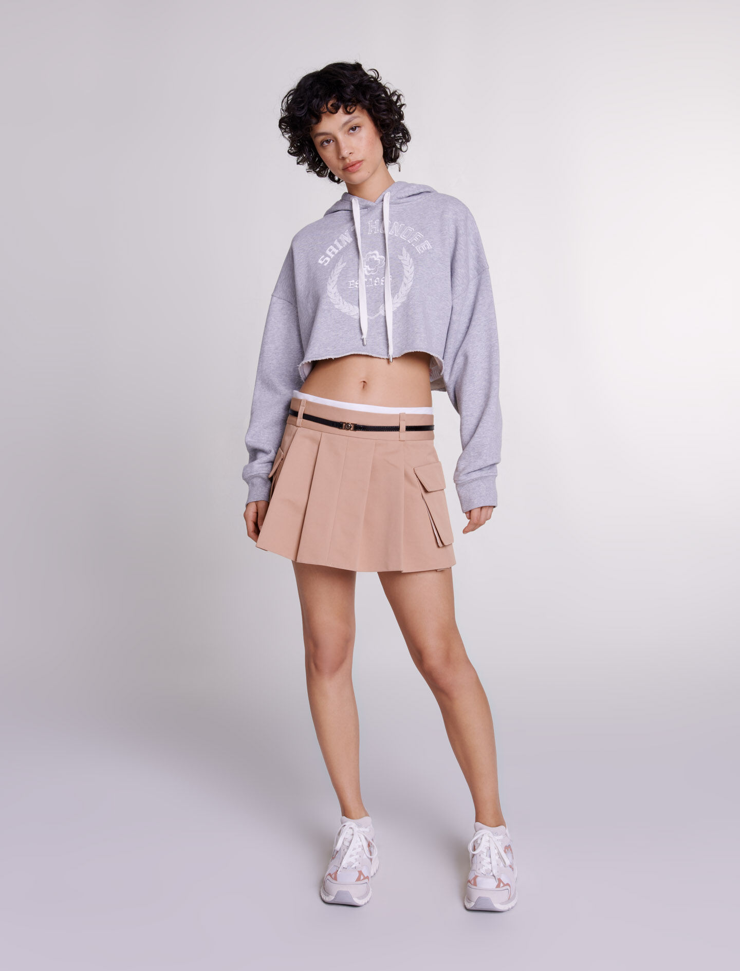 Saint Honoré cropped sweatshirt - Grijs