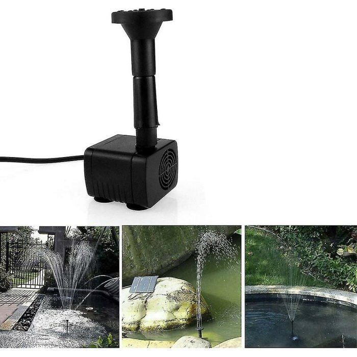Zonne-energie vijverpomp, fonteinpomp, zonne-energie tuinfonteinpomp, waterpartijen, fonteinpomp