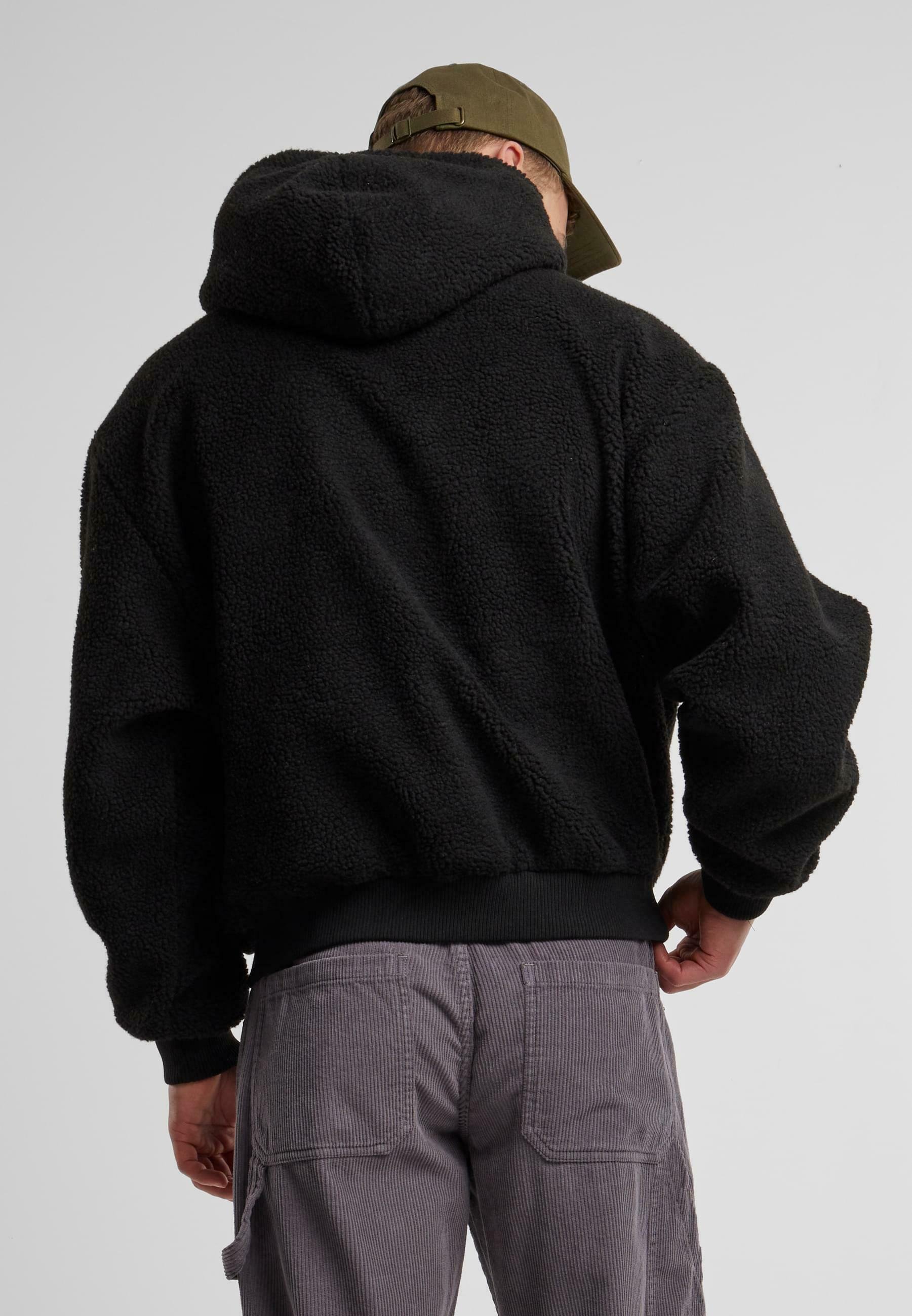 Urban Classics TEDDY - Hoodie - zwart