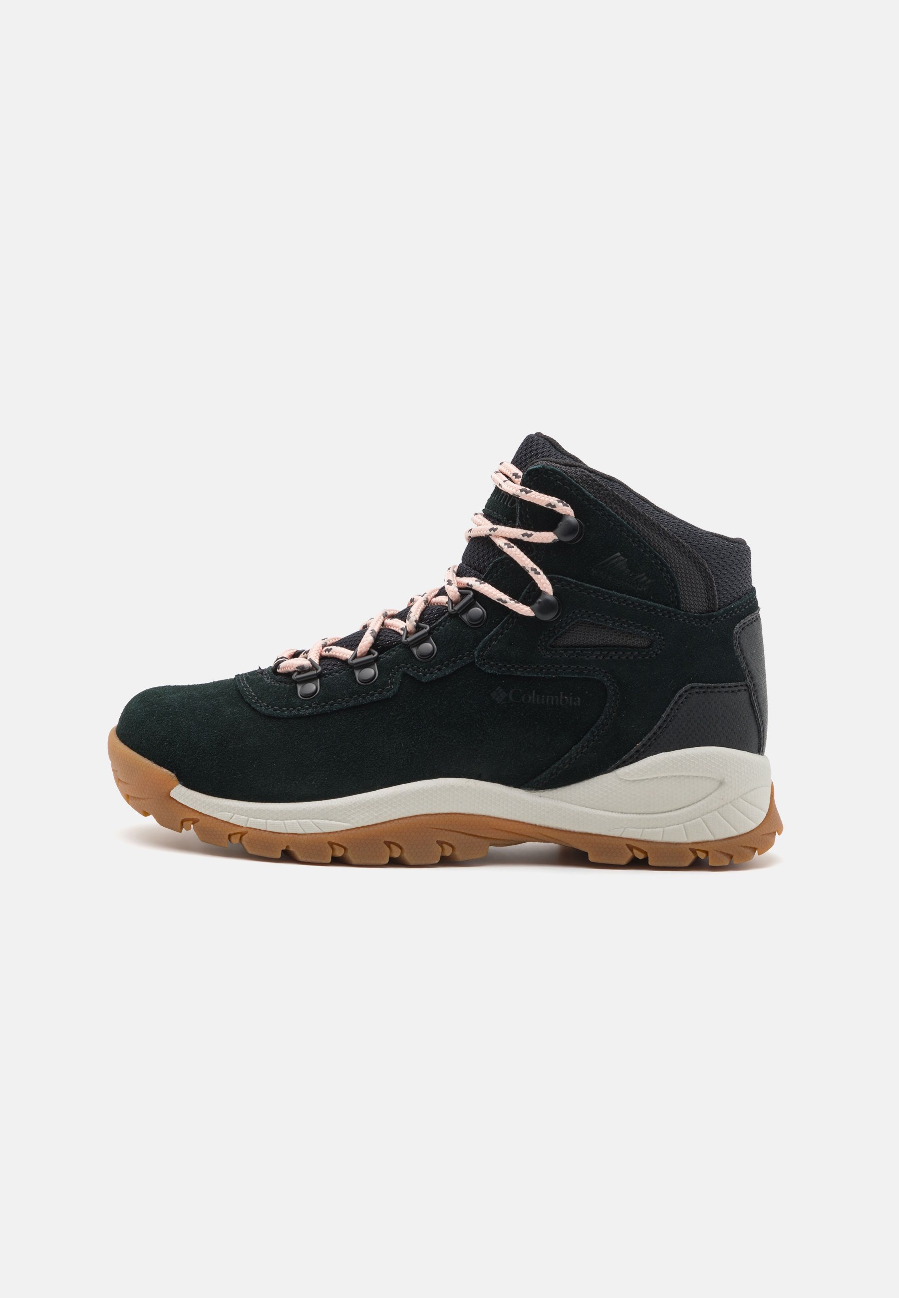 Columbia NEWTON RIDGE™ PLUS VÍZÁLLÓ AMPED - Túracipő - fekete/rózsaszín