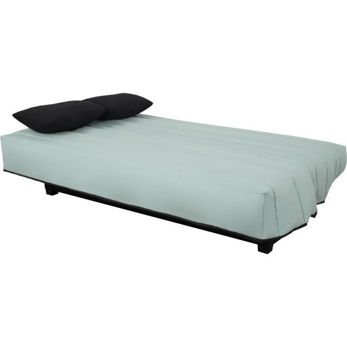 DUNLOPILLO Banquette clic clac 2 places - Vert - RÊVEUR
