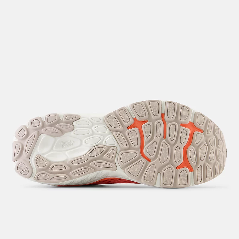 Women's Fresh Foam X 860v13 – Gulf Red with Silver Metallic Finish and Sea Salt