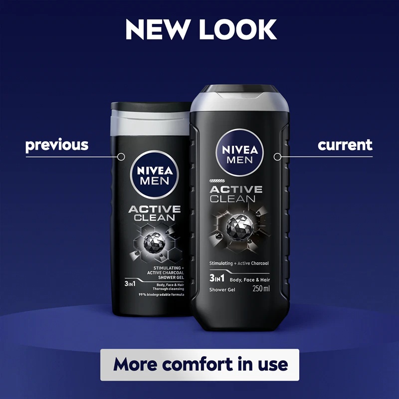 NIVEA MEN Active Clean dušo želė vyrams