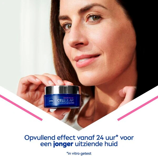 NIVEA Cellular Expert Filler Anti-Age nakts krēms<br>50ml - Visiem ādas tipiem un nobriedušai ādai