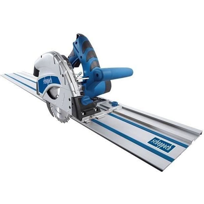 Scheppach PL55 plunge saw - 1200 W - 160 mm blade - 2 x 700 mm rails - anti-tipping
