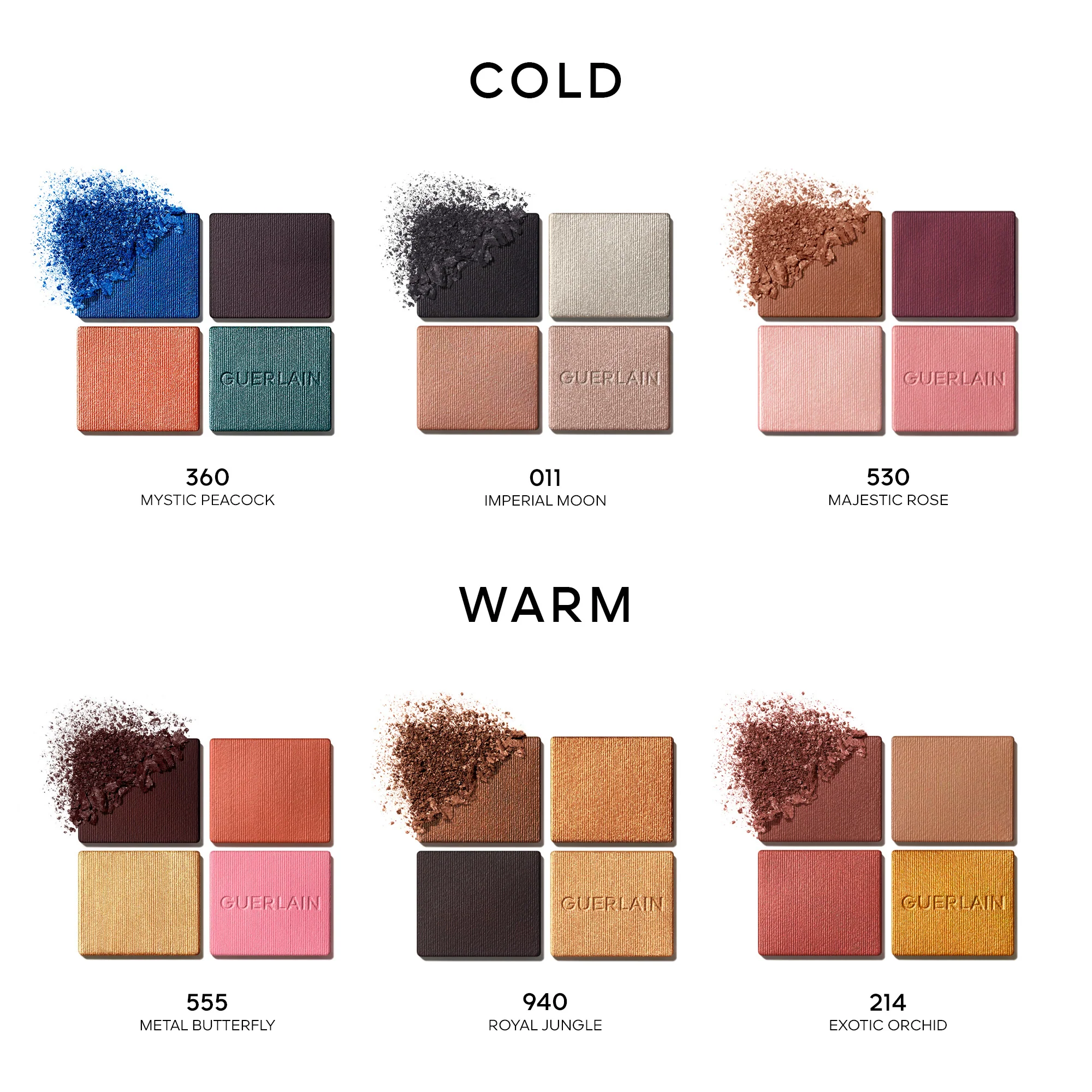 Occhi Ombres G Ombretti 4 Colori - Ombretto compatto, Palette occhi