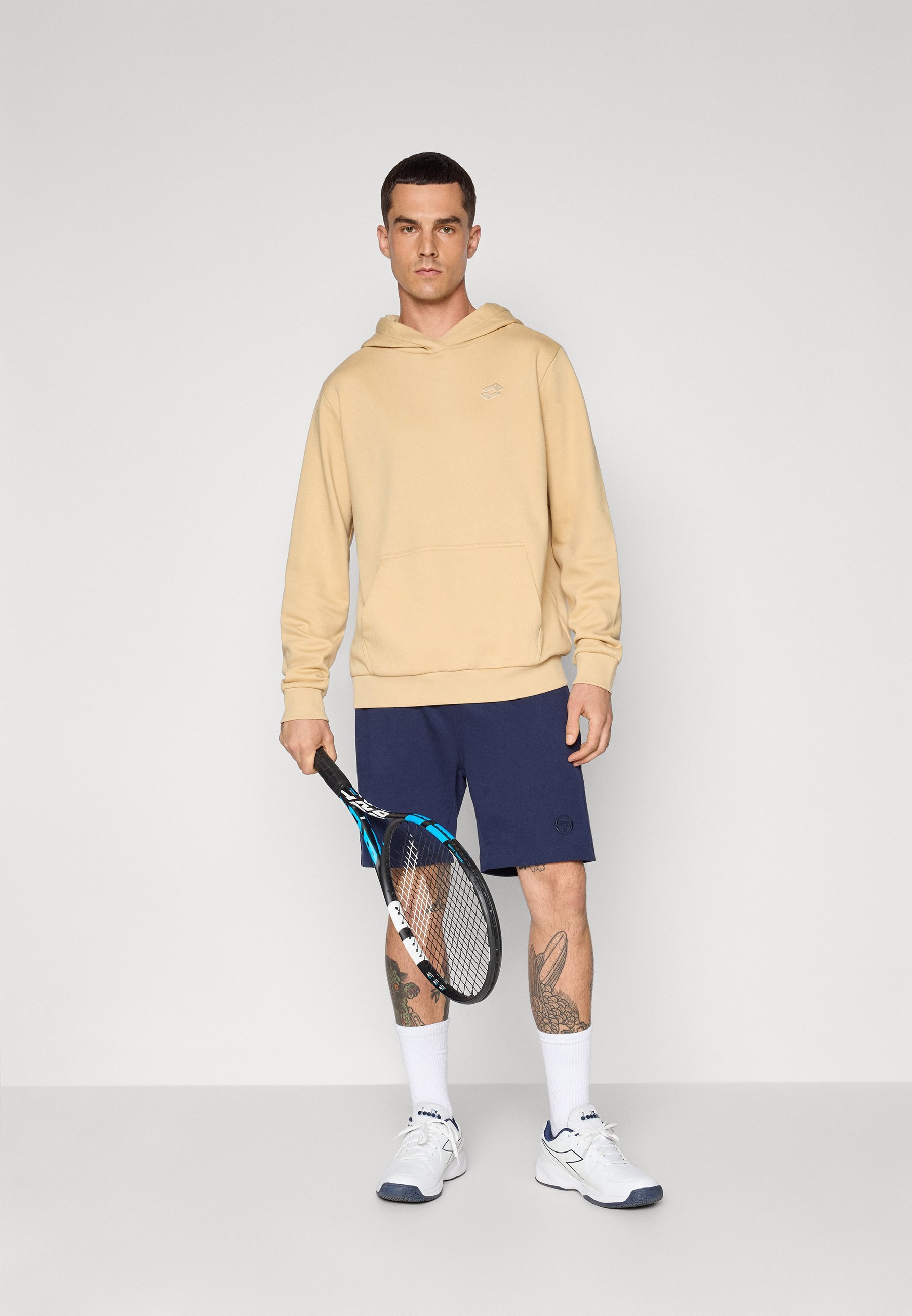 Lotto HOODED HERITAGE - Hoodie - Irish Cream