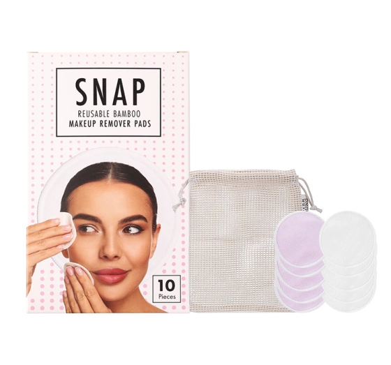 Sister Young Snap wielorazowe płatki kosmetyczne 10 sztuk   woreczek
