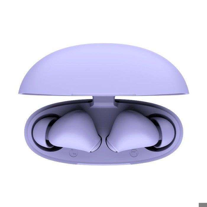 Auriculares inalámbricos Bluetooth Yavi con 2 micrófonos, cancelación de ruido ENC, 23 horas de reproducción, compatibles con Android y iPhone - Morado
