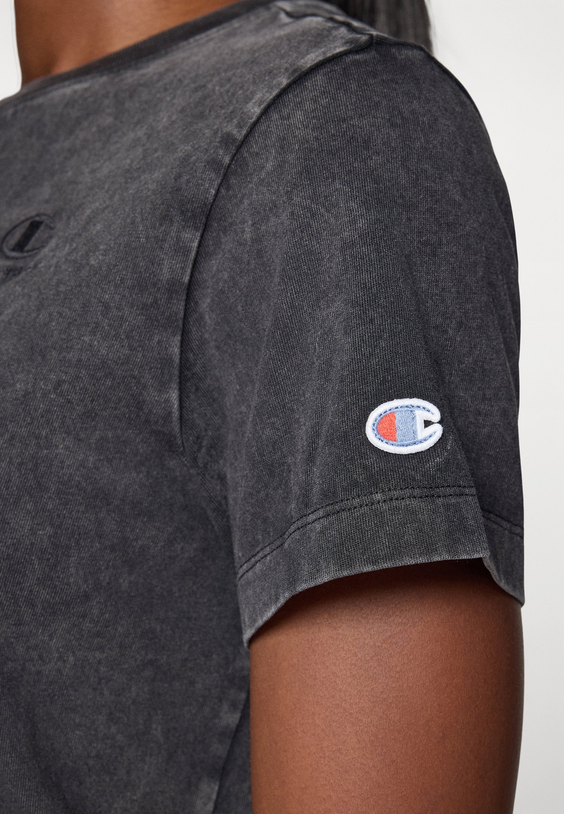 Champion ICONS WASH CREWNECK - Basic T-shirt - zwart