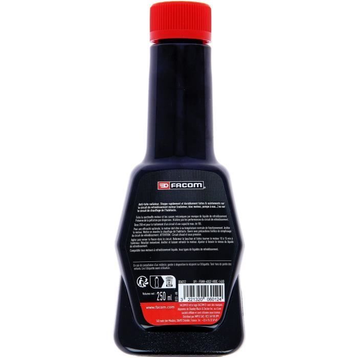 Sigillante per perdite del radiatore 250 ml - FACOM - Curativo e preventivo - Blocca le perdite - Previene il surriscaldamento