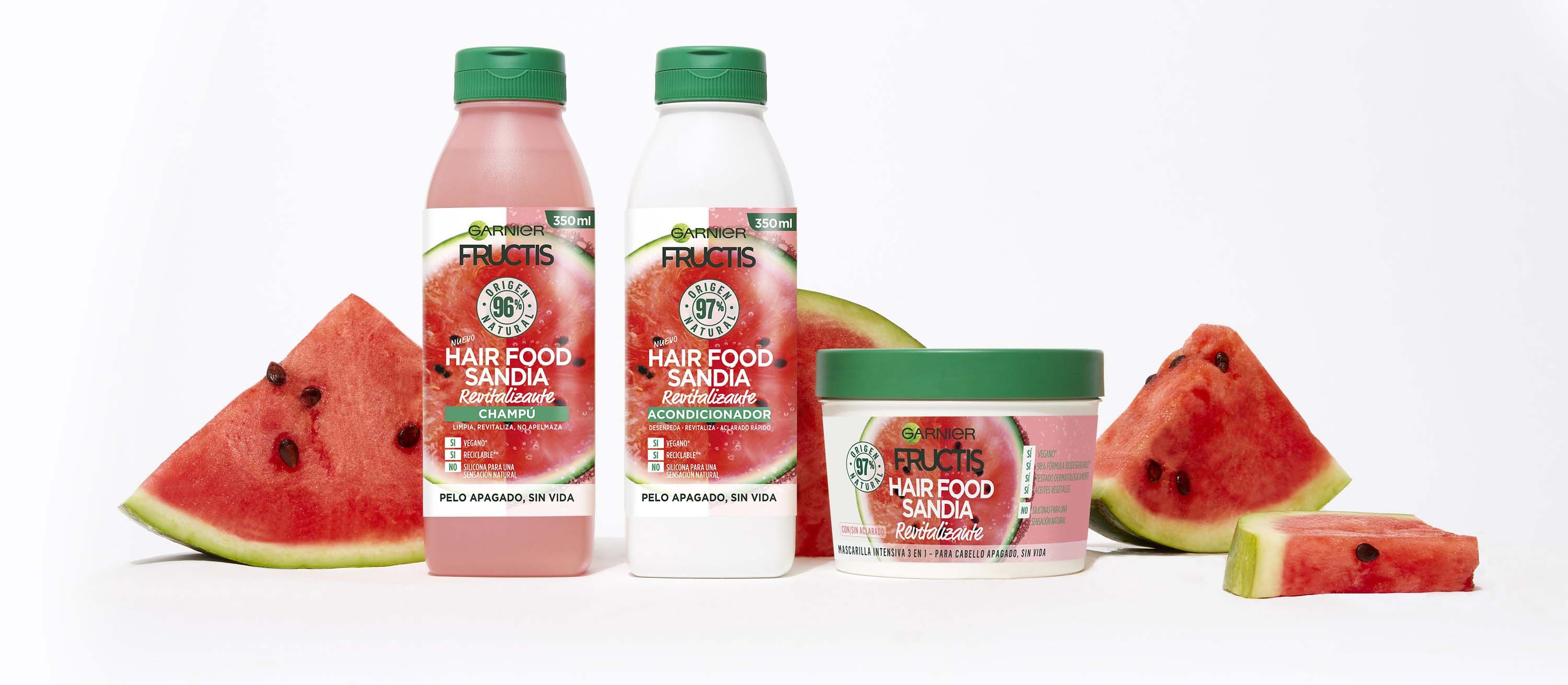 Fructis Hair Food Šampón s melónom pre matné vlasy Šampóny