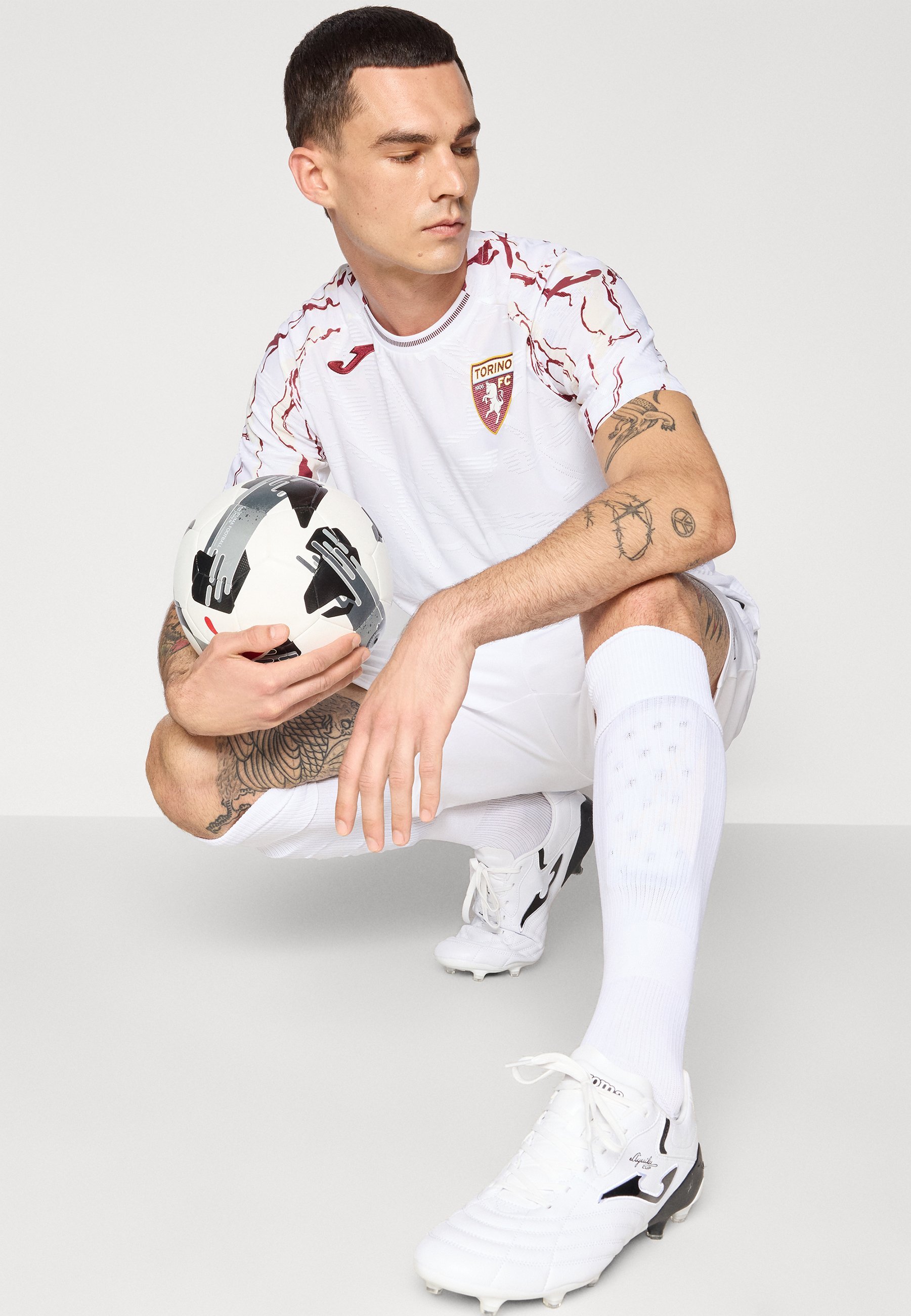 Joma TORINO AWAY - Sportovní tričko - bílé