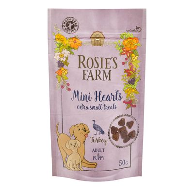 Rosie's Farm Valpe- og Voksne Minihjerter - Kalkun